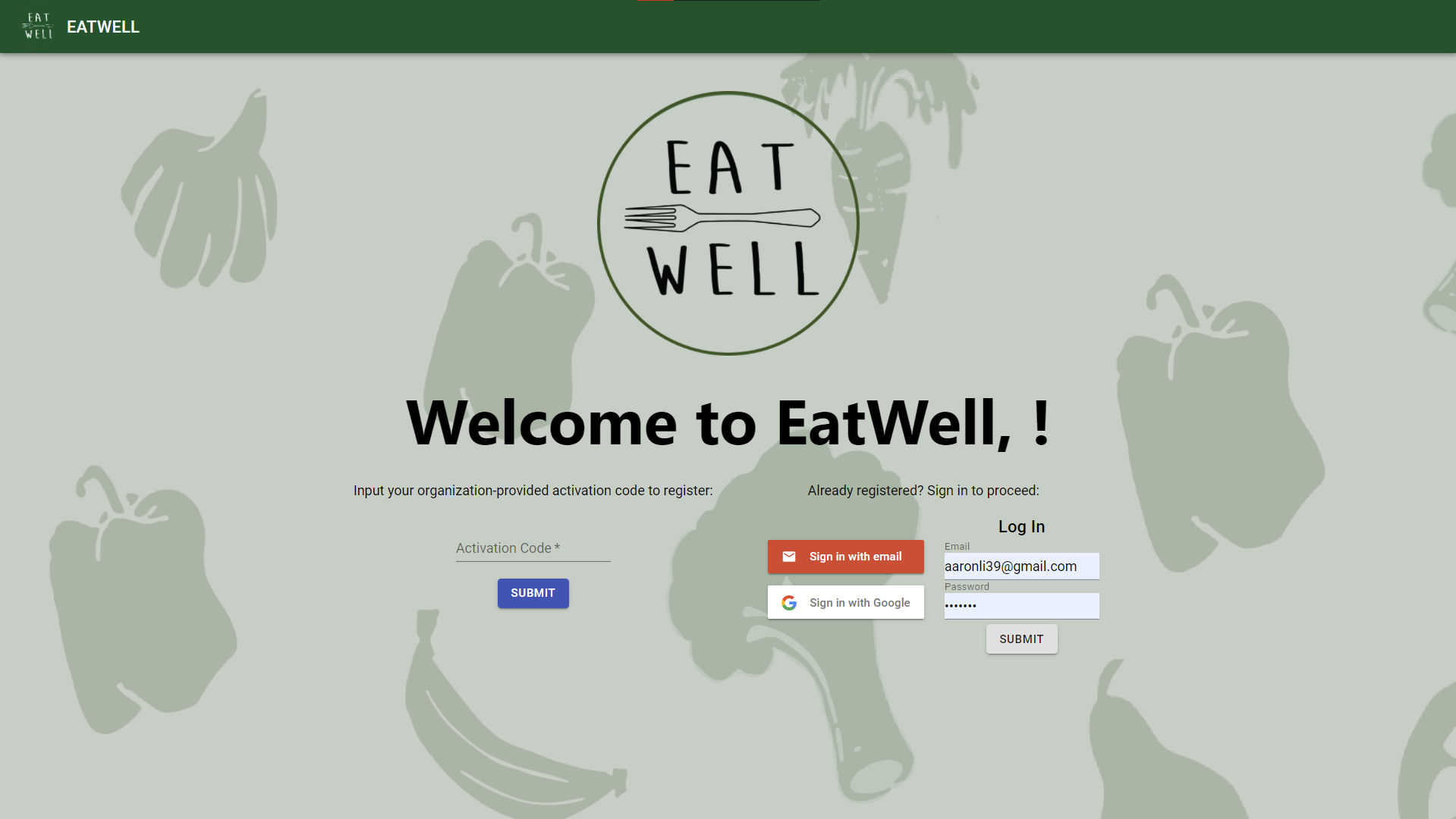 Eatwell: Food Education Platform